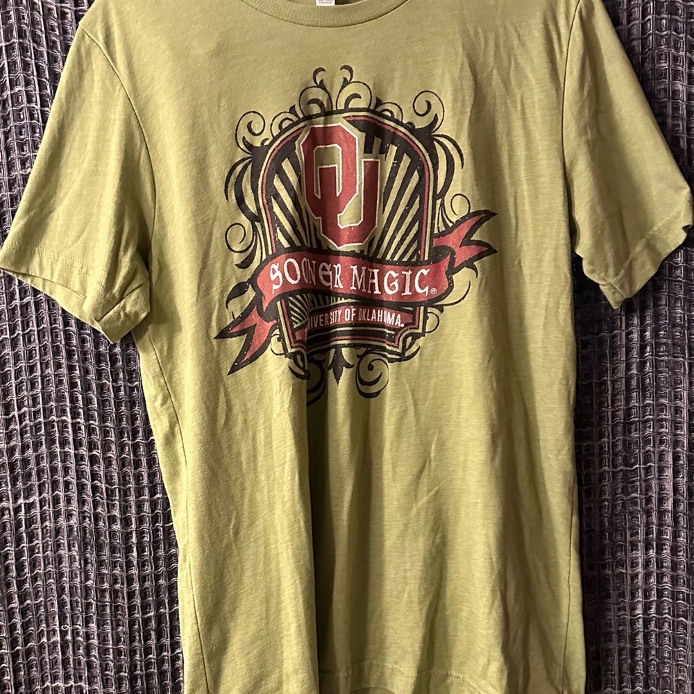 Bella Canvas Army Green Graphic Tee